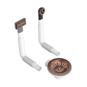 Rosegold strainer with overflow 1S115RGD