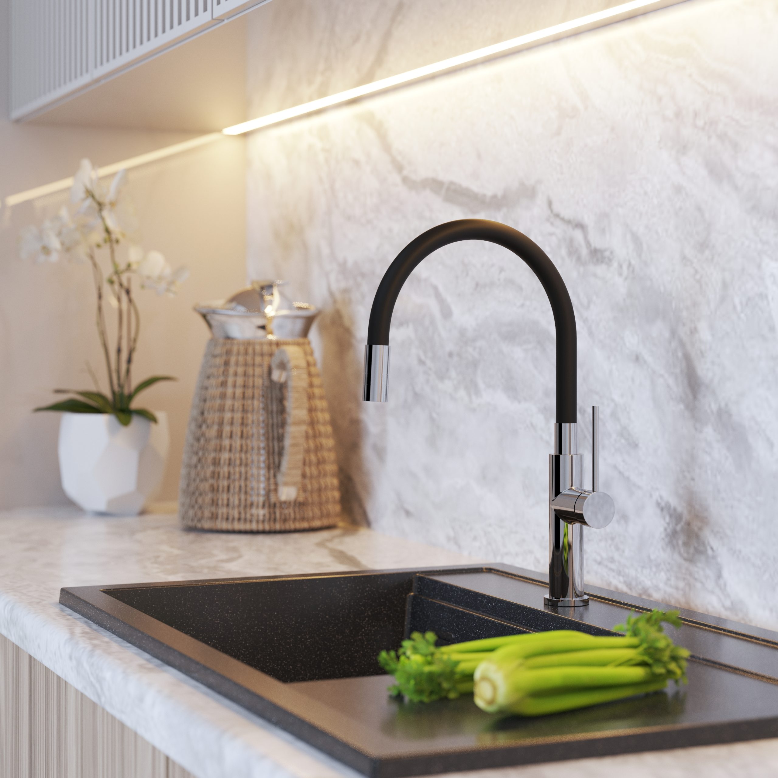 FLEX 5000 KITCHEN FAUCET CHROME - Image 2