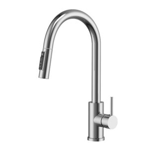 Taru slim kitchen faucet three-way chrome